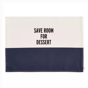 NWT Kate spade save room for dessert placemat (1)
